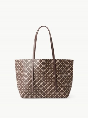 By Malene Birger Abigail Printed Tote Väskor Bruna | SE_BB81691