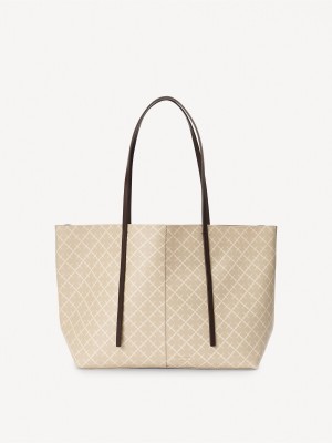 By Malene Birger Abigail Printed Tote Väskor Feather | SE_BB81225