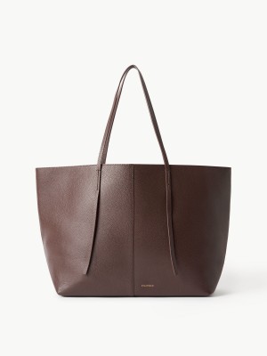 By Malene Birger Abilla Leather Tote Väskor Kaffe | SE_BB27190