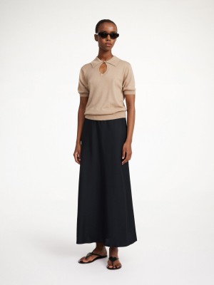 By Malene Birger Boshan Midi Kjolar Svarta | SE_BB53378