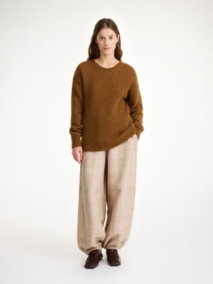 By Malene Birger Briella Mohair-blend Sweater Stickat Bison | SE_BB25398