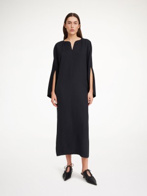 By Malene Birger Cais Maxi Klänning Svarta | SE_BB73219