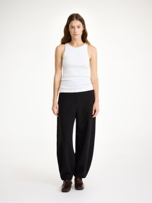 By Malene Birger Carlien High-waist Långbyxor Svarta | SE_BB74489