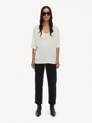 By Malene Birger Cevina Oversized T-shirt Blast Vita | SE_BB80916