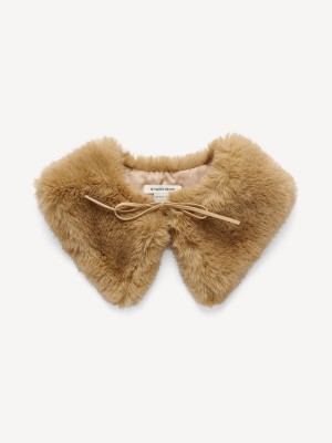 By Malene Birger Cowie Faux Fur Collar Halsduk Tannin | SE_BB40798