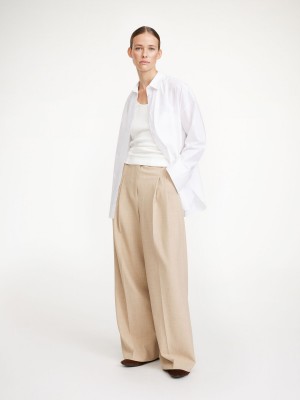 By Malene Birger Cymbaria High-waisted Långbyxor Bruna | SE_BB58487