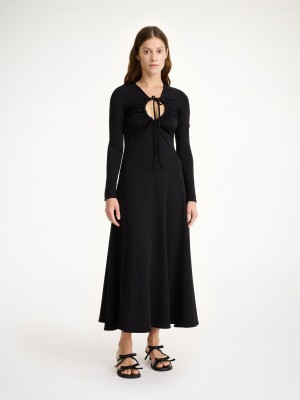 By Malene Birger Deija Maxi Klänning Svarta | SE_BB47881