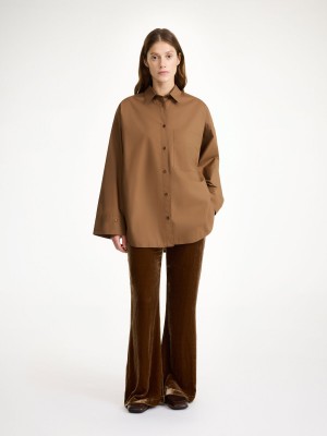 By Malene Birger Derris Organic Cotton Skjorta Bison | SE_BB17666