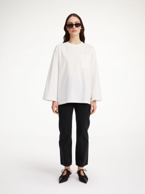 By Malene Birger Fayeh Oversized Longsleeve Blast Vita | SE_BB80082