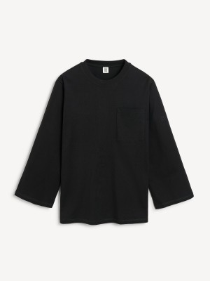 By Malene Birger Fayeh Oversized Longsleeve Blast Svarta | SE_BB97919