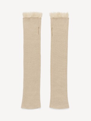 By Malene Birger Fezan Gloves Andra Tillbehör Oyster Gray | SE_BB14829