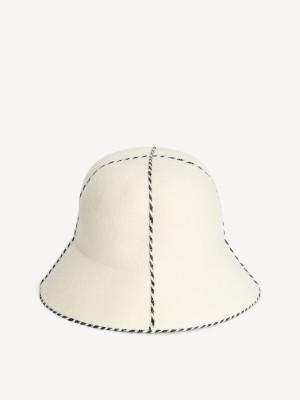 By Malene Birger Ilmura Wool Hat Andra Tillbehör Oyster Gray | SE_BB31941