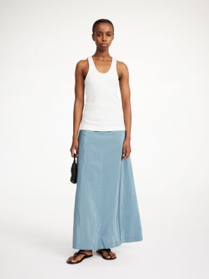 By Malene Birger Isoldas Maxi Kjolar Cool Water | SE_BB67618