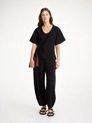 By Malene Birger Lunae T-shirt Blast Svarta | SE_BB58512