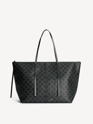 By Malene Birger Luze Tote Väskor Charcoal | SE_BB71313