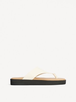 By Malene Birger Marisol Leather Sandals Skor Grädde | SE_BB19842