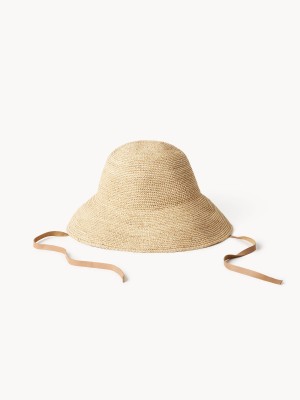 By Malene Birger Rafiah Straw Hat Andra Tillbehör Ljus | SE_BB29047