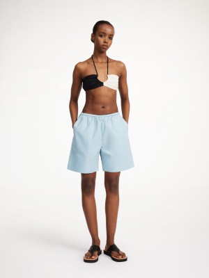 By Malene Birger Seabay Bikini Top Badkläder Randig Svarta Vita | SE_BB47474