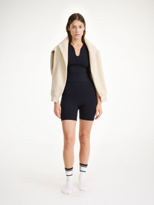 By Malene Birger Siola Atheletic Shorts Svarta | SE_BB81260