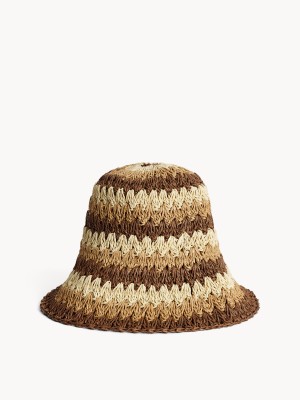 By Malene Birger Strawie Hat Andra Tillbehör Kaffe | SE_BB85388