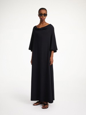 By Malene Birger Yalia Maxi Klänning Svarta | SE_BB42426