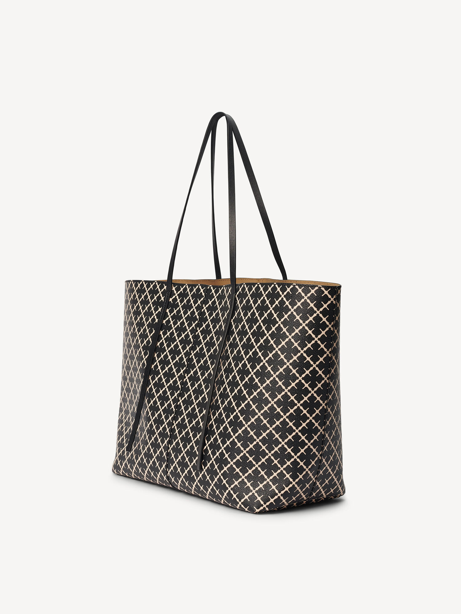 By Malene Birger Abi Printed Tote Väskor Svarta | SE_BB92343