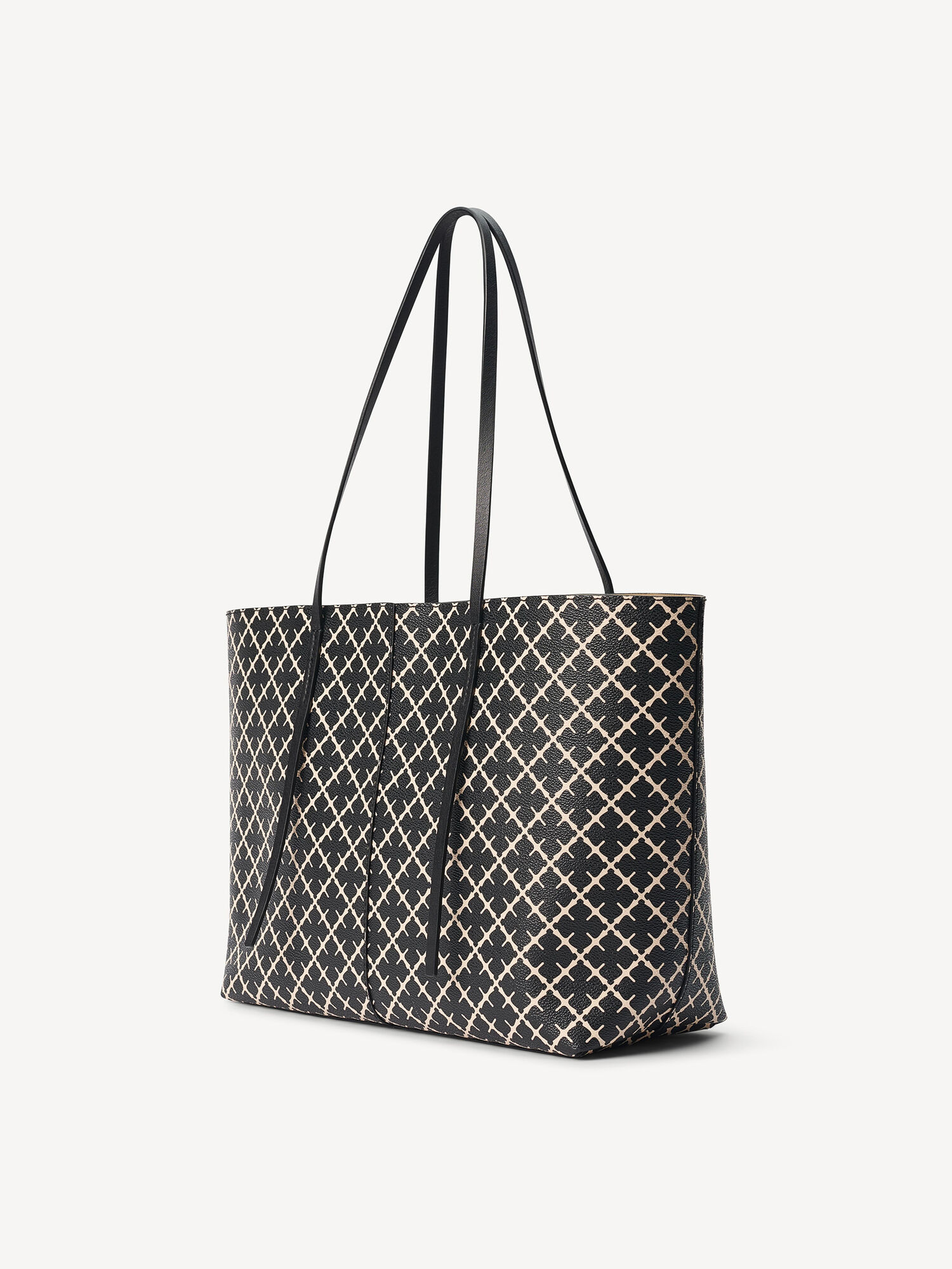 By Malene Birger Abigail Printed Tote Väskor Svarta | SE_BB39327