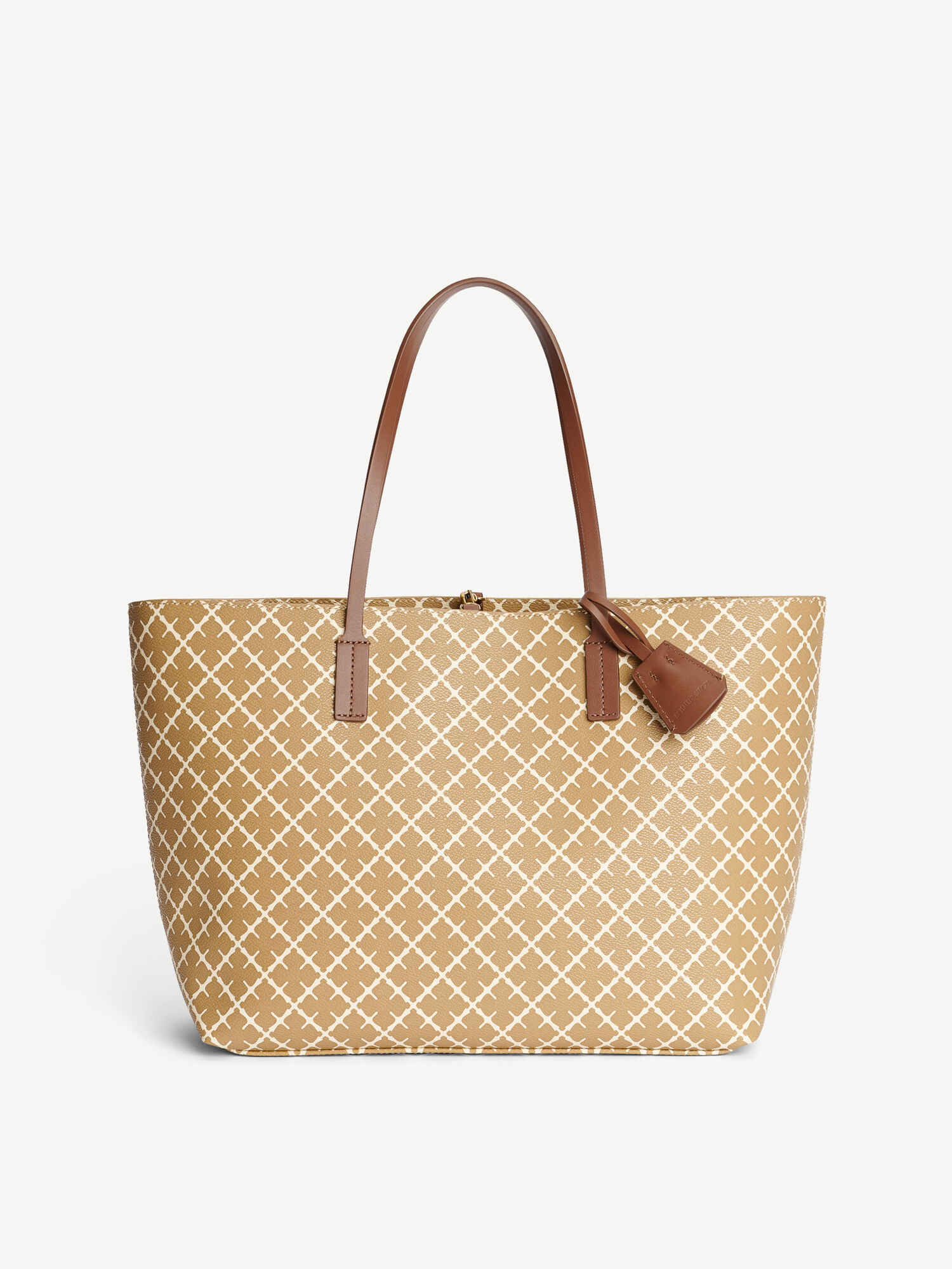 By Malene Birger Abigail Printed Tote Väskor Beige | SE_BB77224