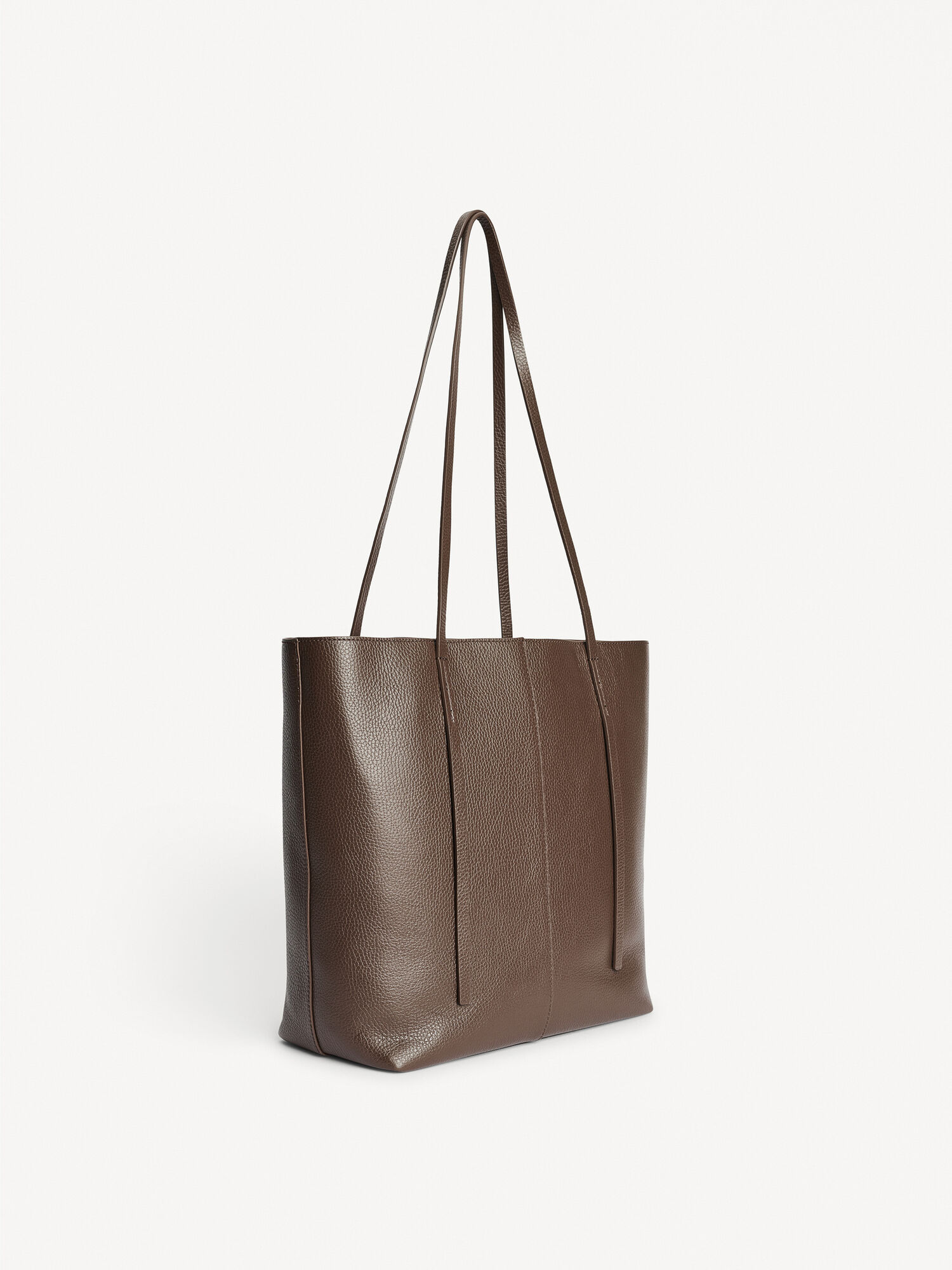 By Malene Birger Abilso Leather Tote Väskor Kaffe | SE_BB29571