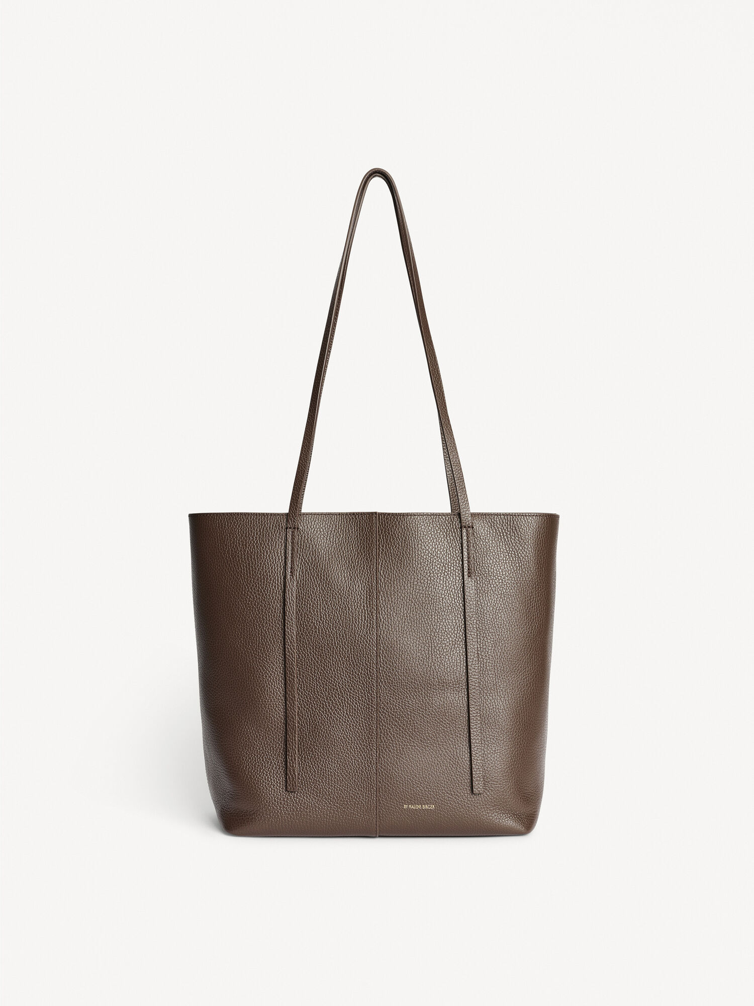 By Malene Birger Abilso Leather Tote Väskor Kaffe | SE_BB29571