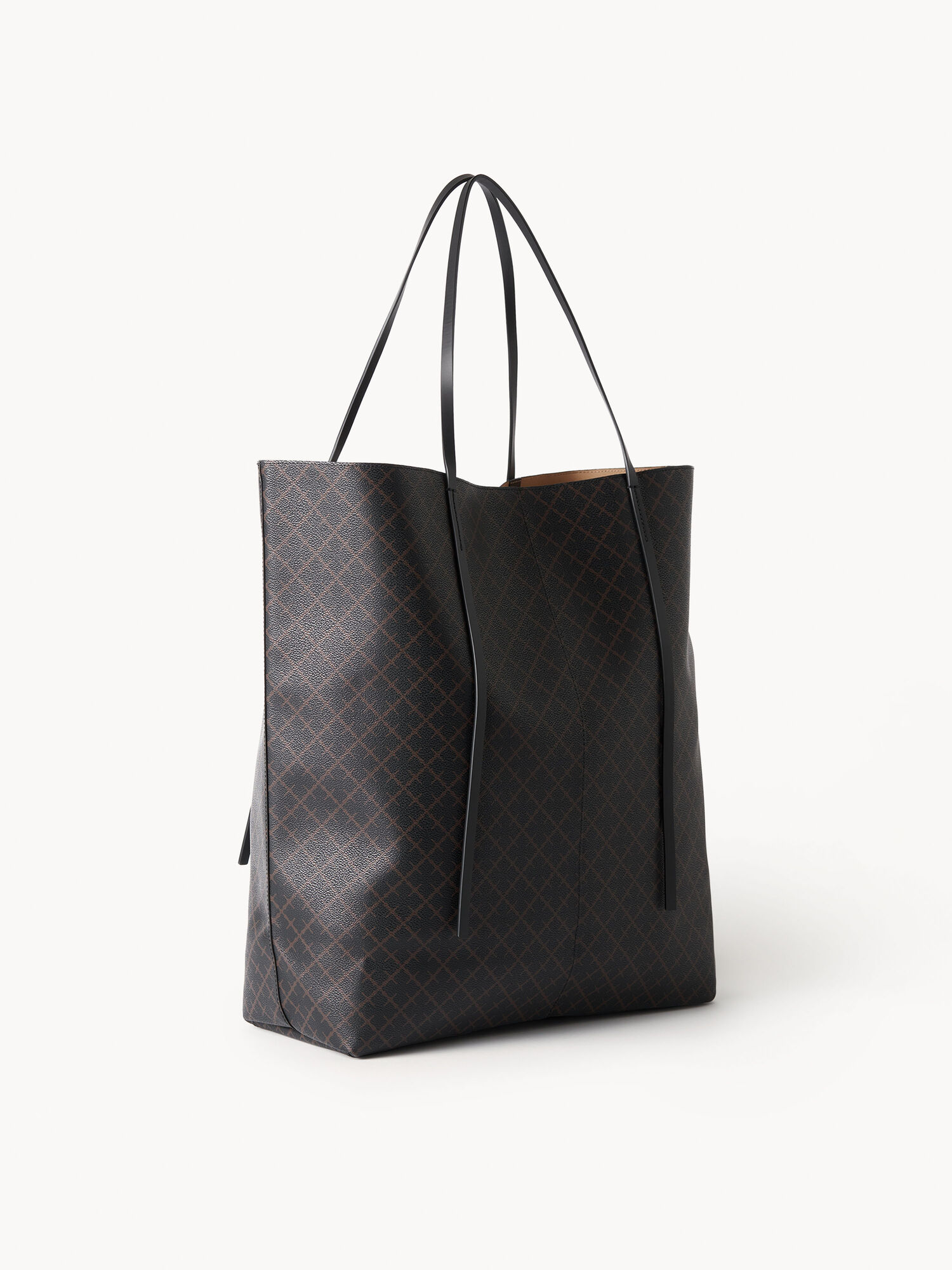 By Malene Birger Abrille Printed Tote Väskor Mörk | SE_BB16705