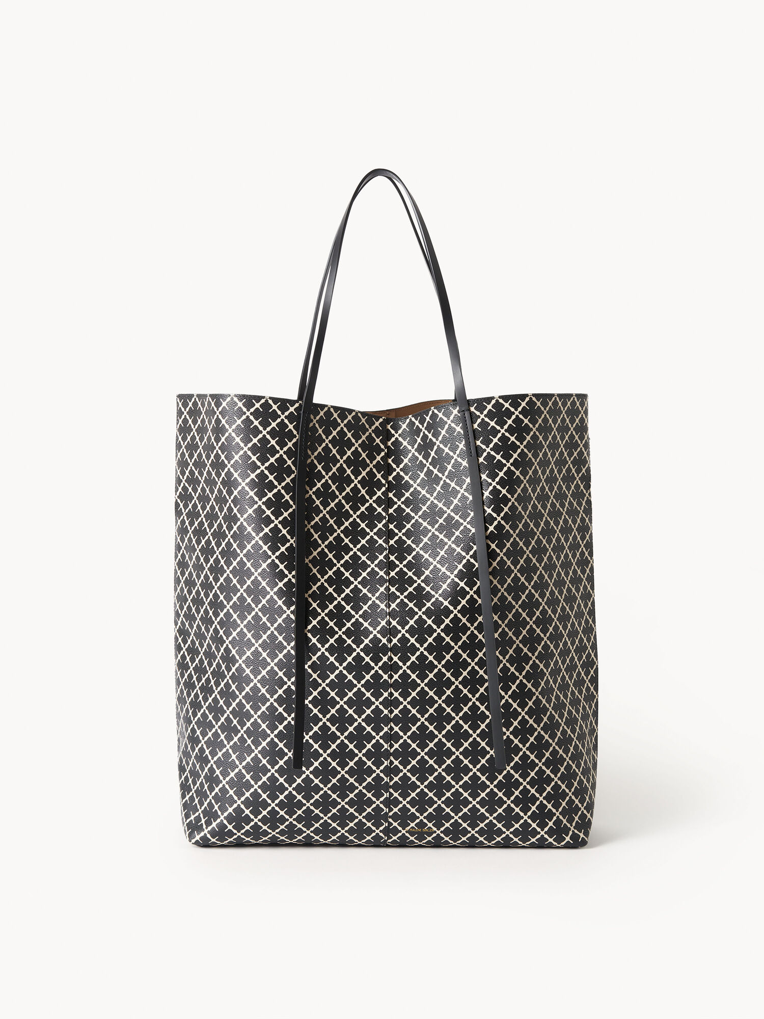 By Malene Birger Abrille Printed Tote Väskor Svarta | SE_BB64242