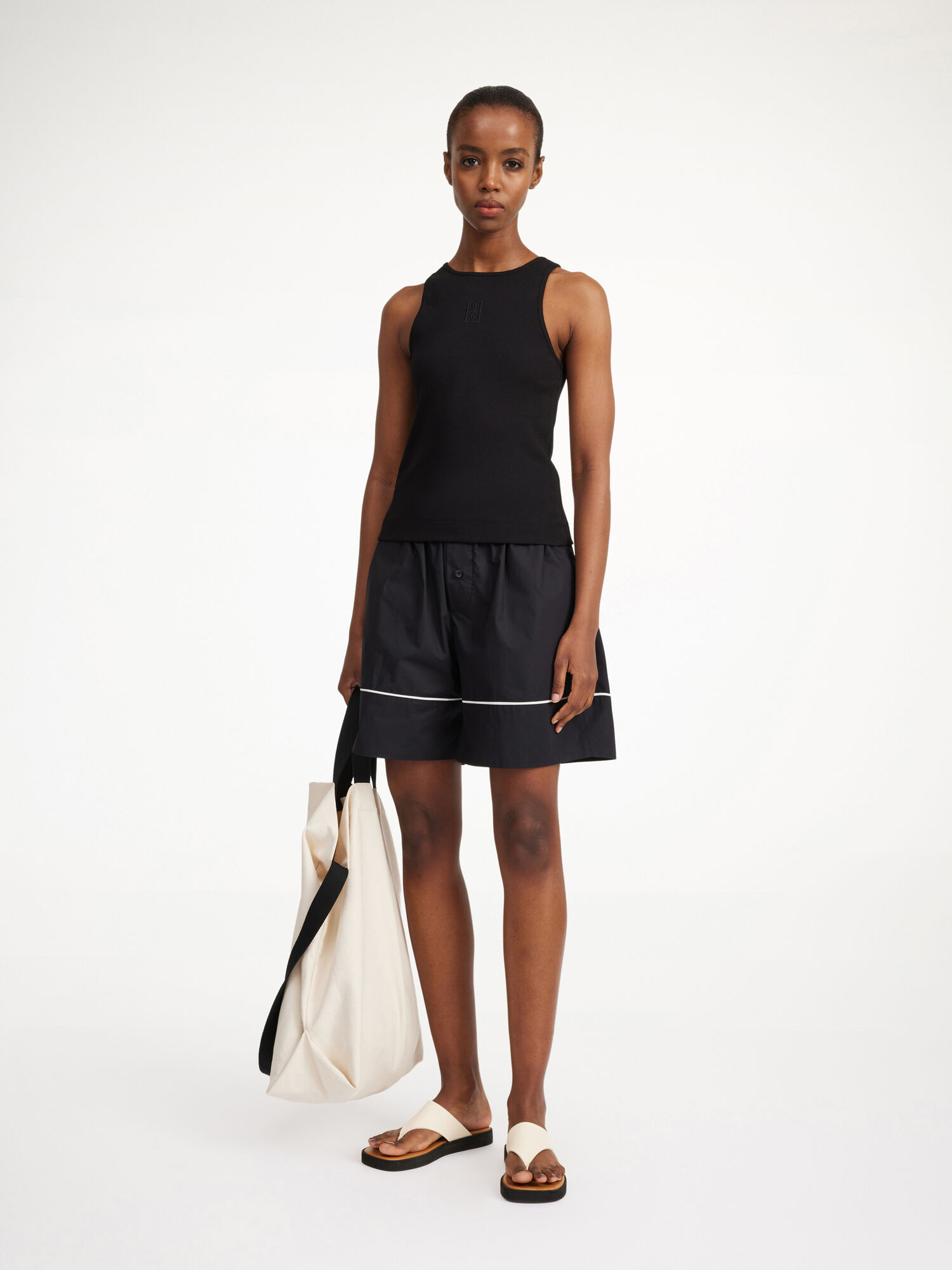 By Malene Birger Amanias Tank Blast Svarta | SE_BB51313