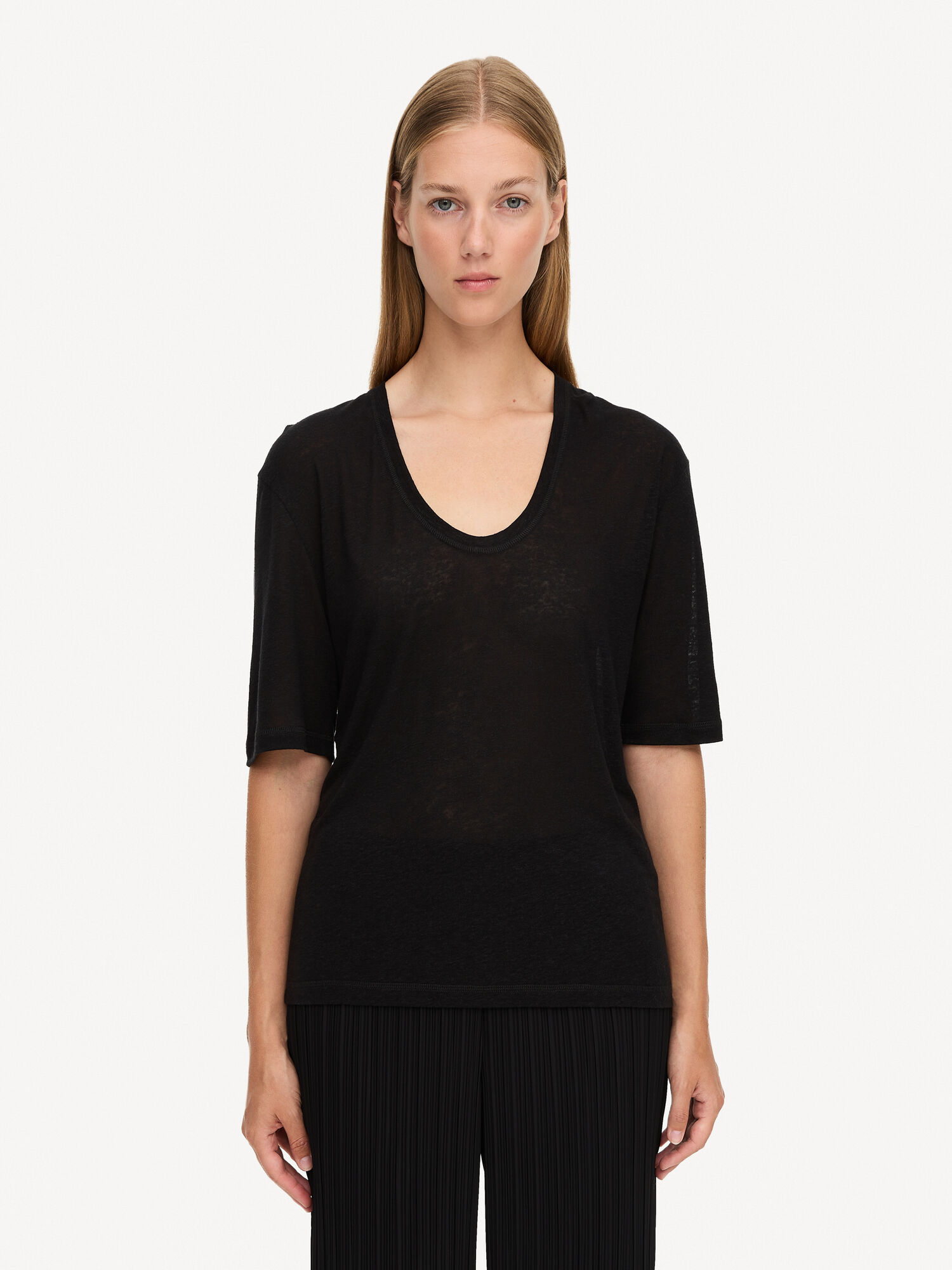 By Malene Birger Amaringa T-shirt Blast Svarta | SE_BB39168