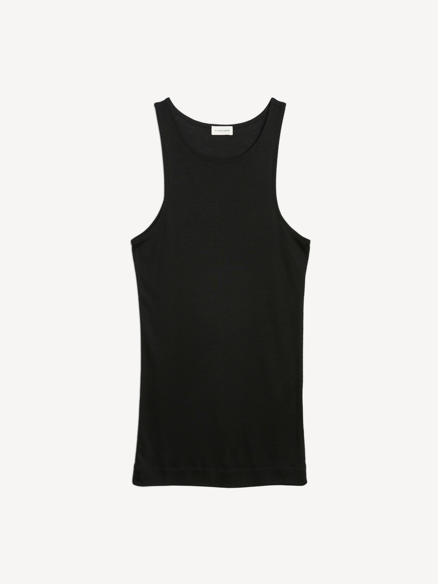 By Malene Birger Amiee Organic Cotton Tank Blast Svarta | SE_BB19723