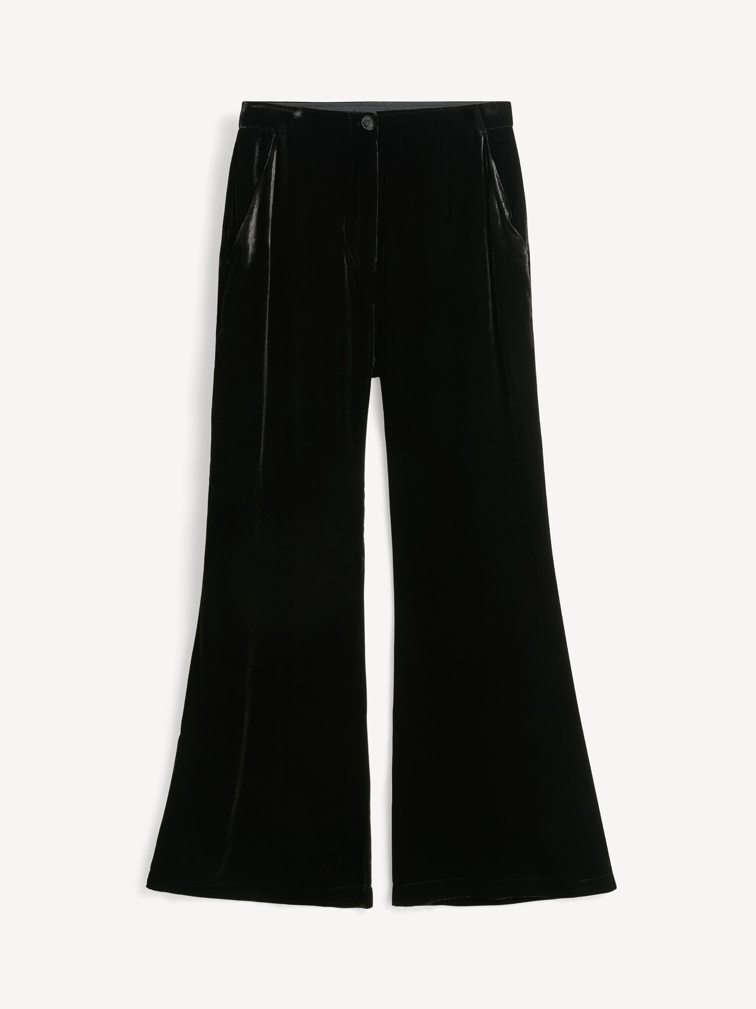 By Malene Birger Amores High-waisted Långbyxor Svarta | SE_BB88597