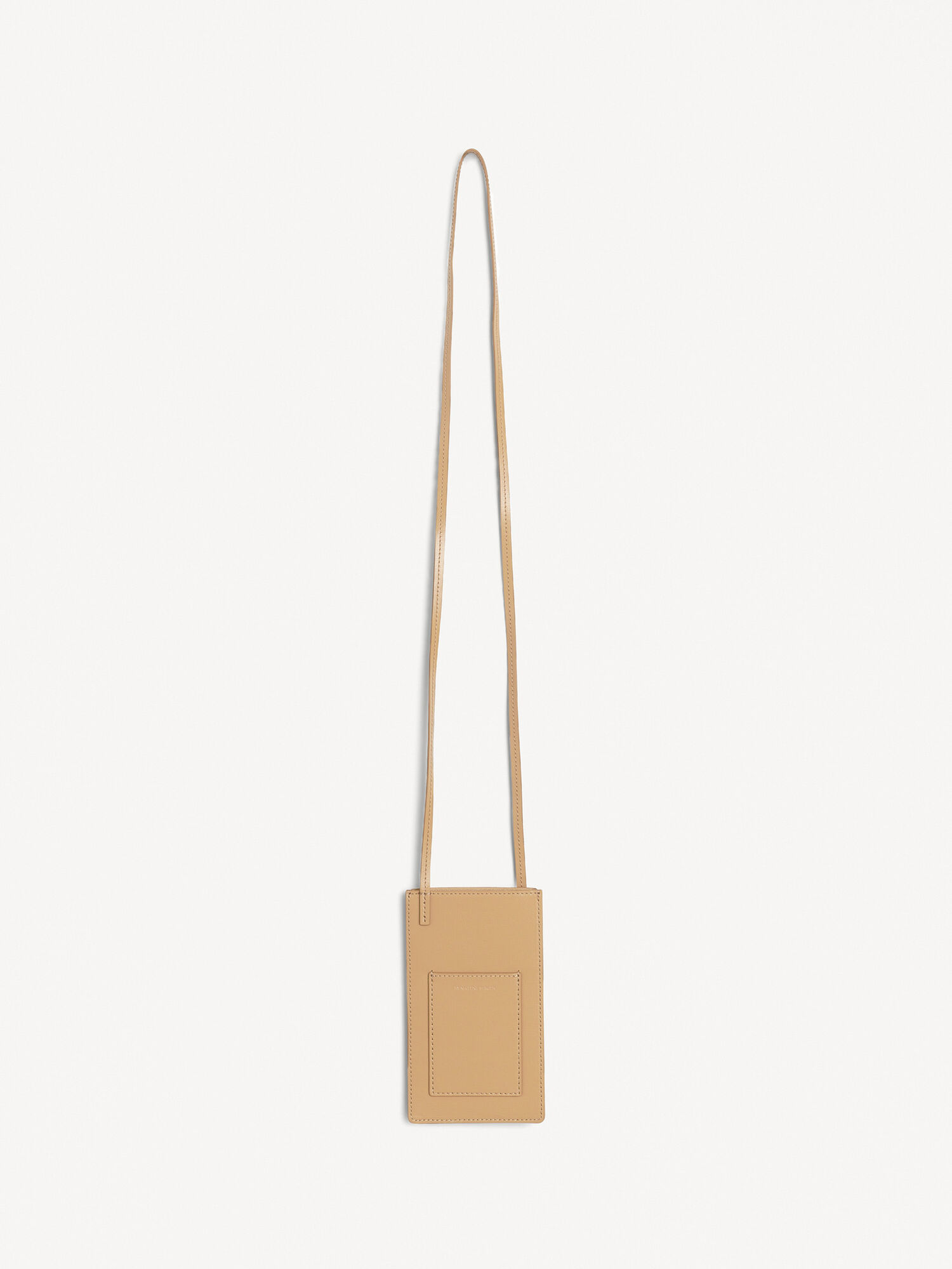 By Malene Birger Aya Leather Phone Pouch Andra Tillbehör Sand | SE_BB40824