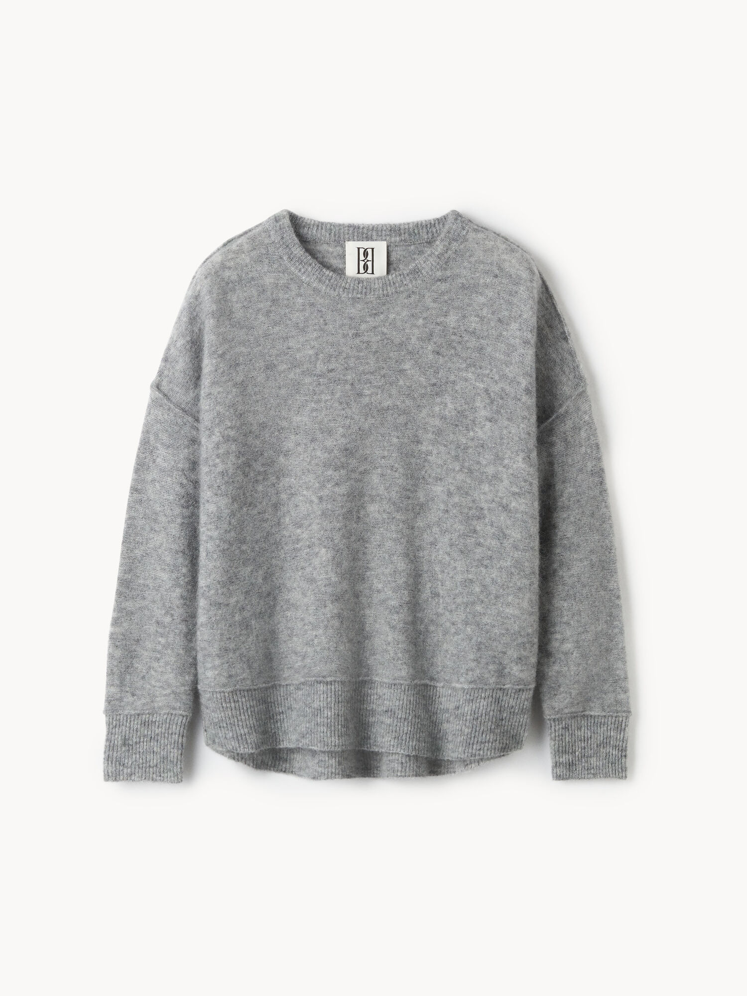 By Malene Birger Biagiorms Sweater Stickat Grå | SE_BB32722