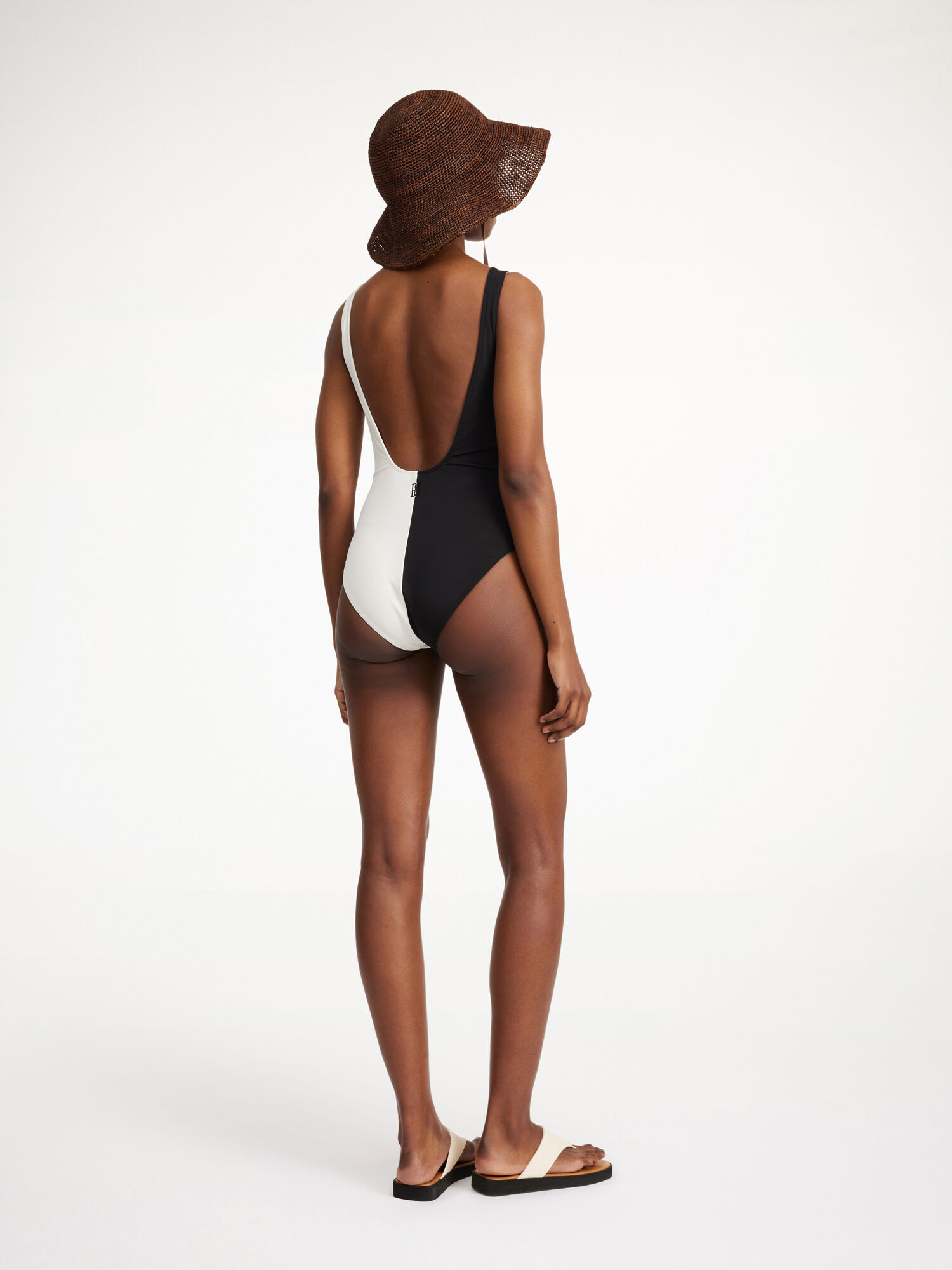 By Malene Birger Bonday Swimsuit Badkläder Randig Svarta Vita | SE_BB82420