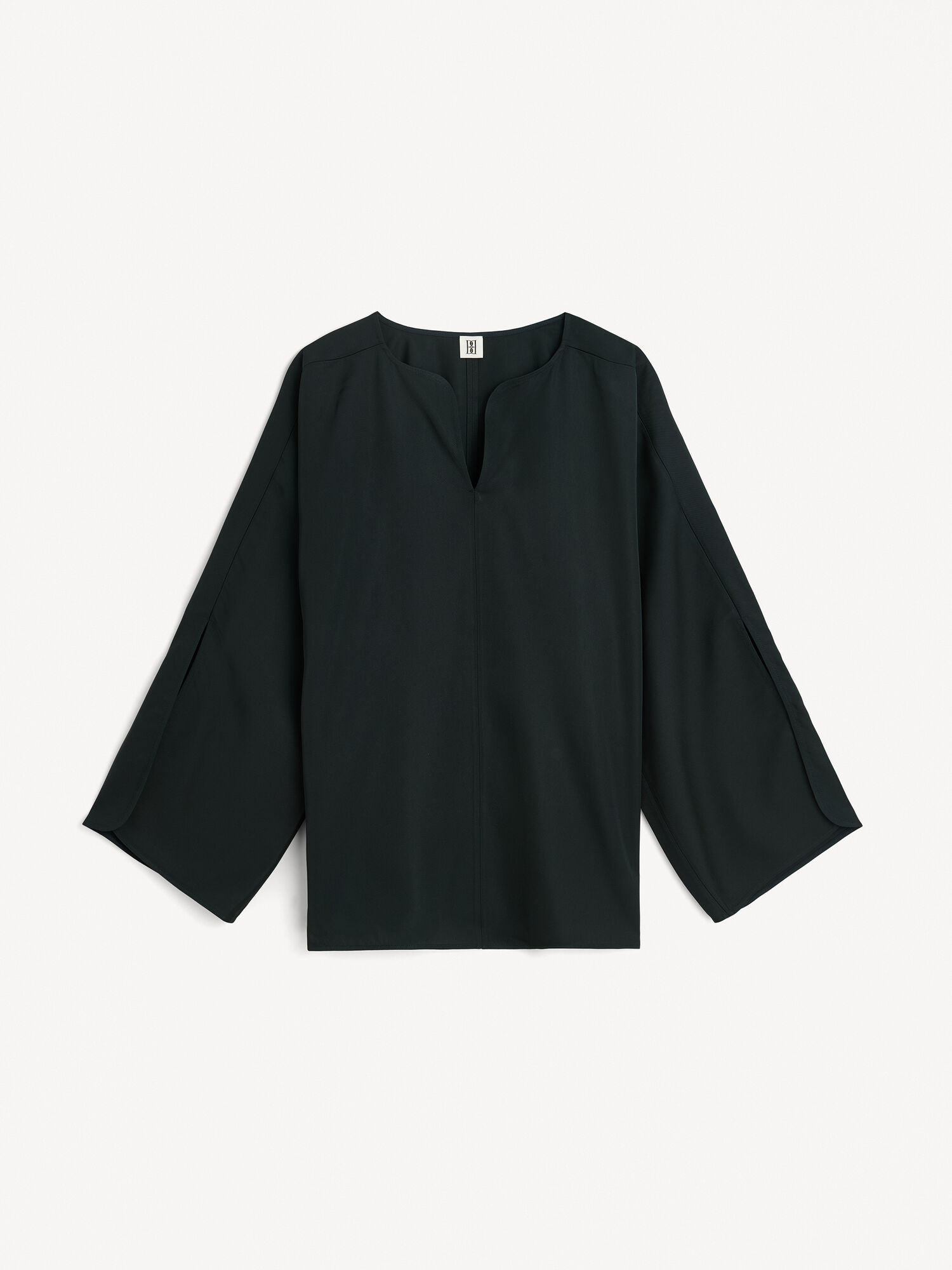 By Malene Birger Calias Tunic-style Blouse Skjorta Svarta | SE_BB19138