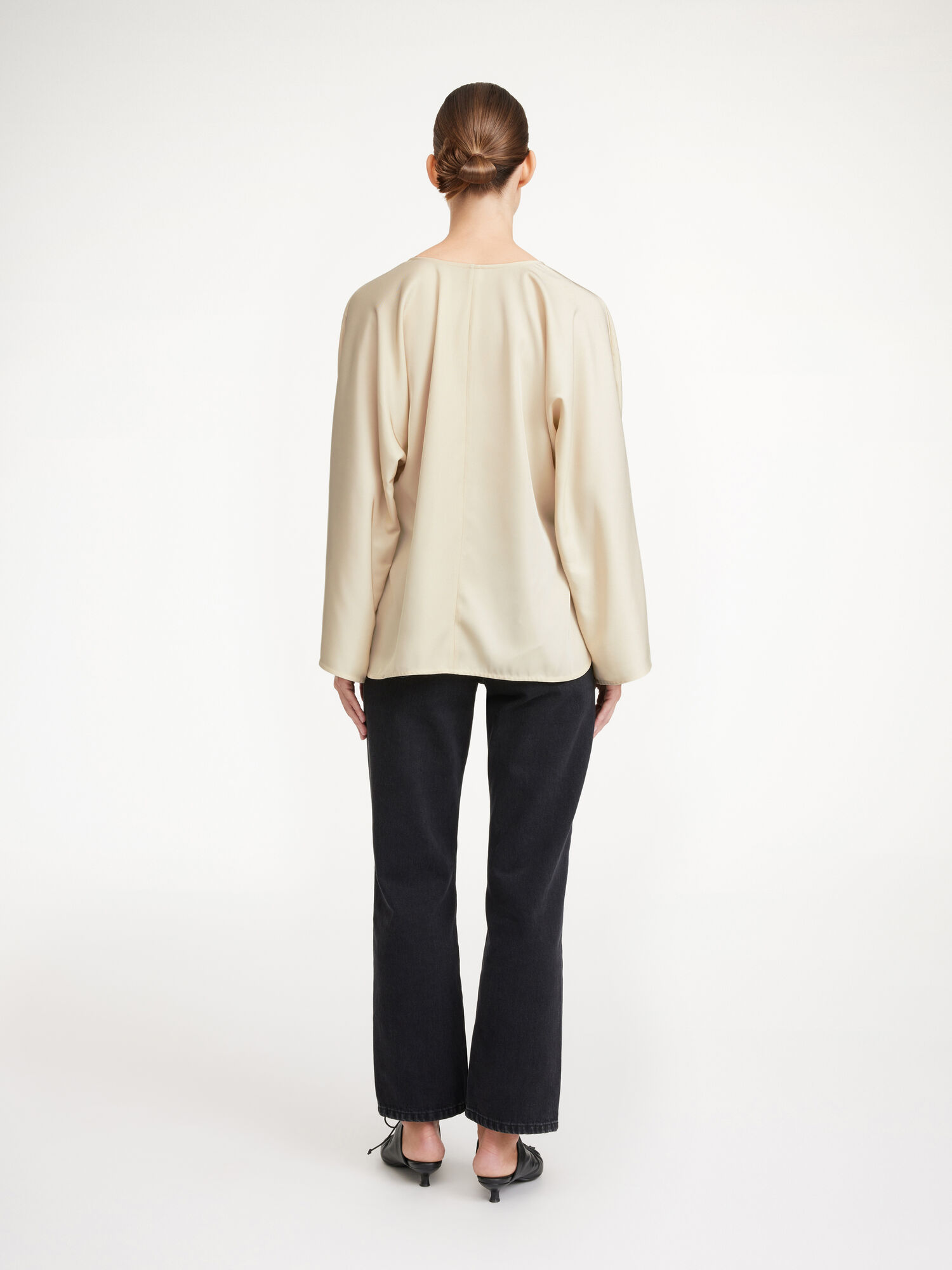 By Malene Birger Calias Tunic-style Blouse Skjorta Grädde | SE_BB63560