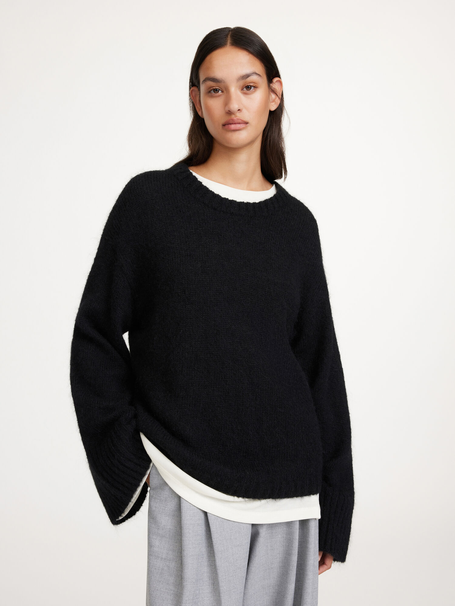 By Malene Birger Cierra Sweater Stickat Svarta | SE_BB41015