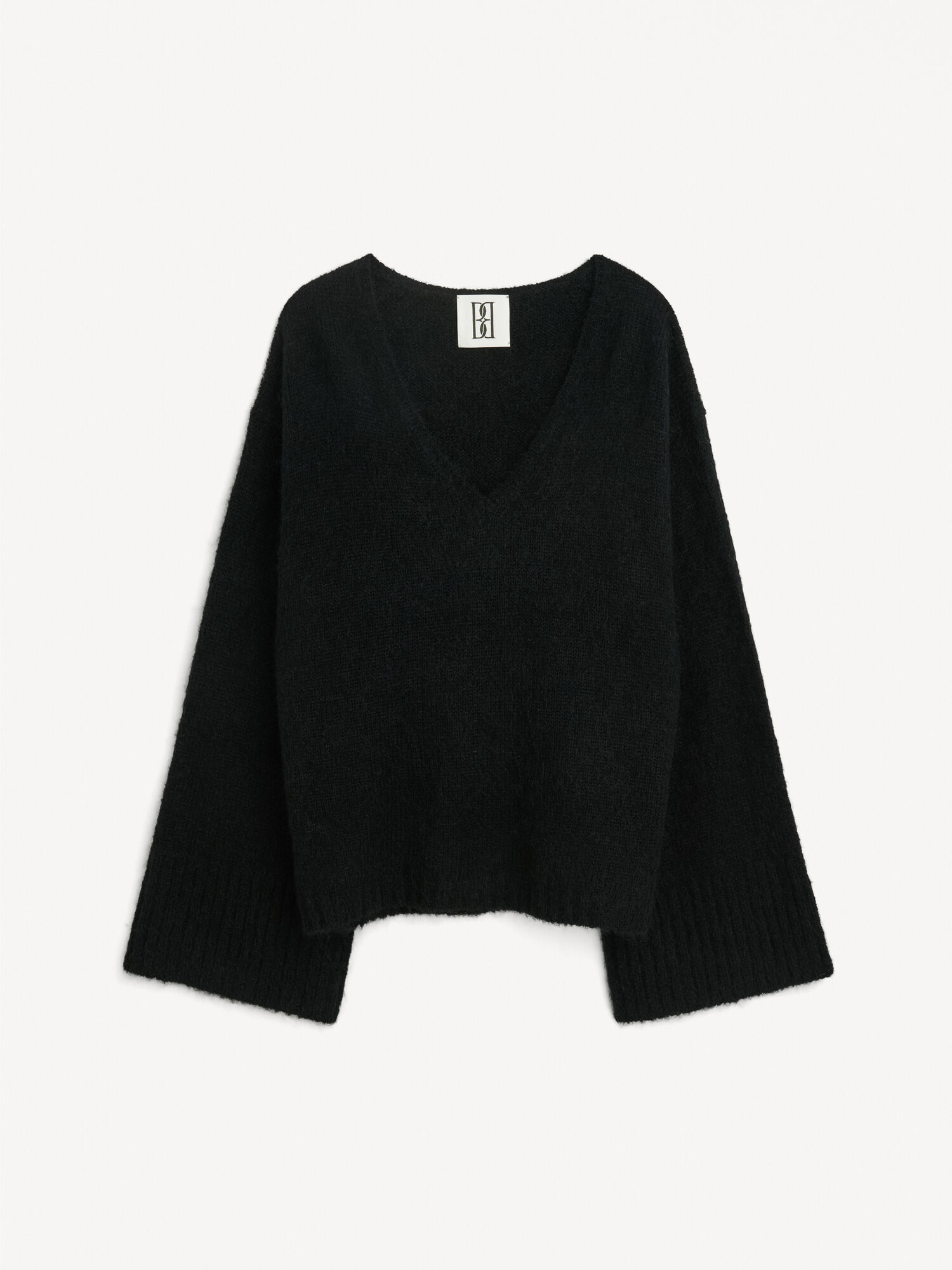 By Malene Birger Cimone Sweater Stickat Svarta | SE_BB60482