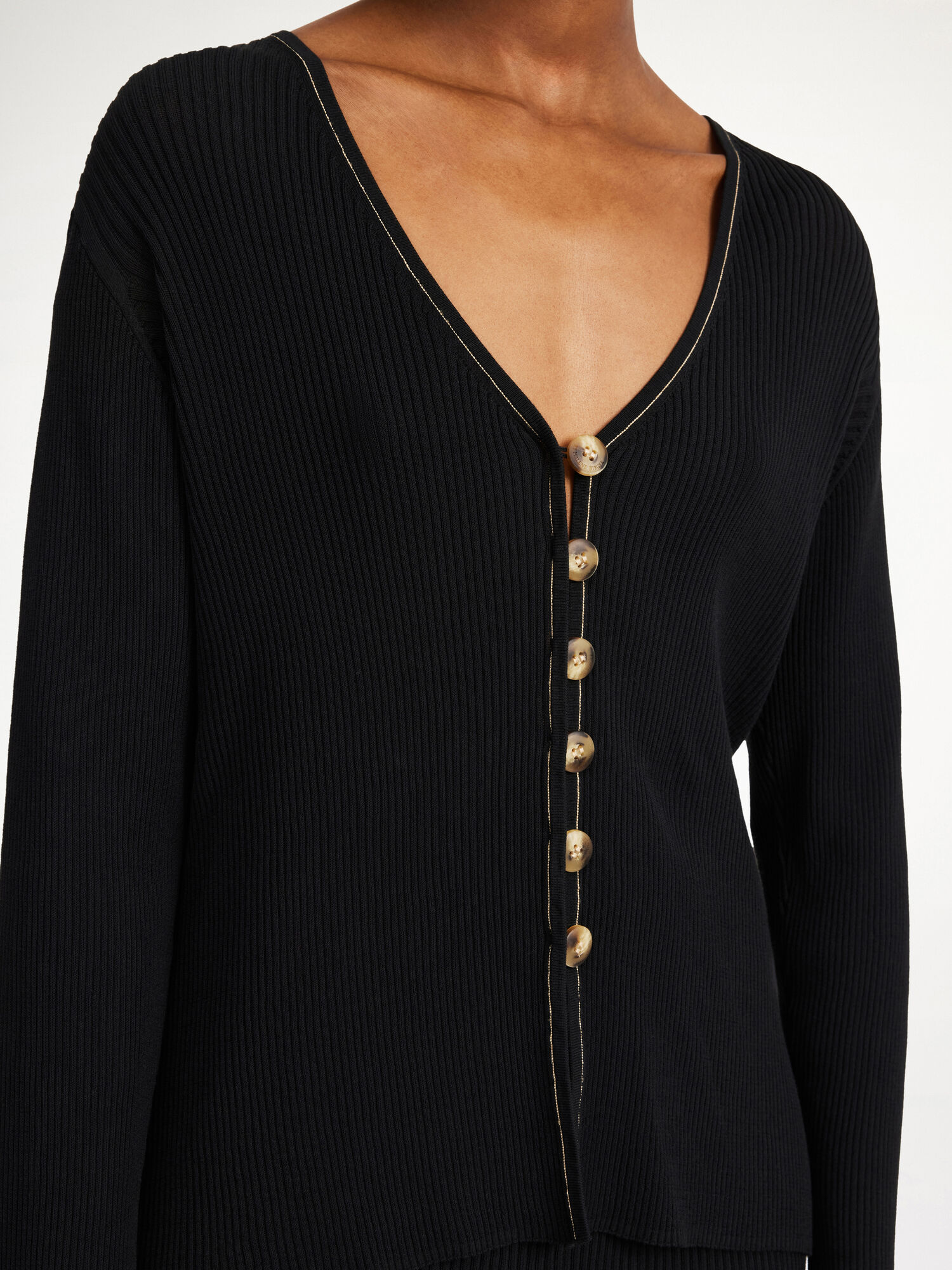 By Malene Birger Cirella Cardigan Stickat Svarta | SE_BB30869