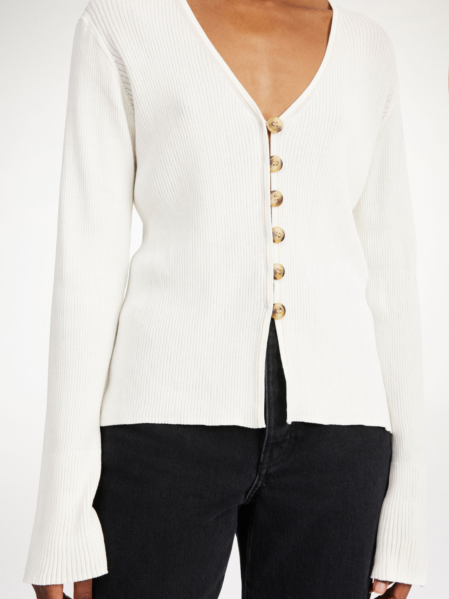 By Malene Birger Cirella Cardigan Stickat Vita | SE_BB18670