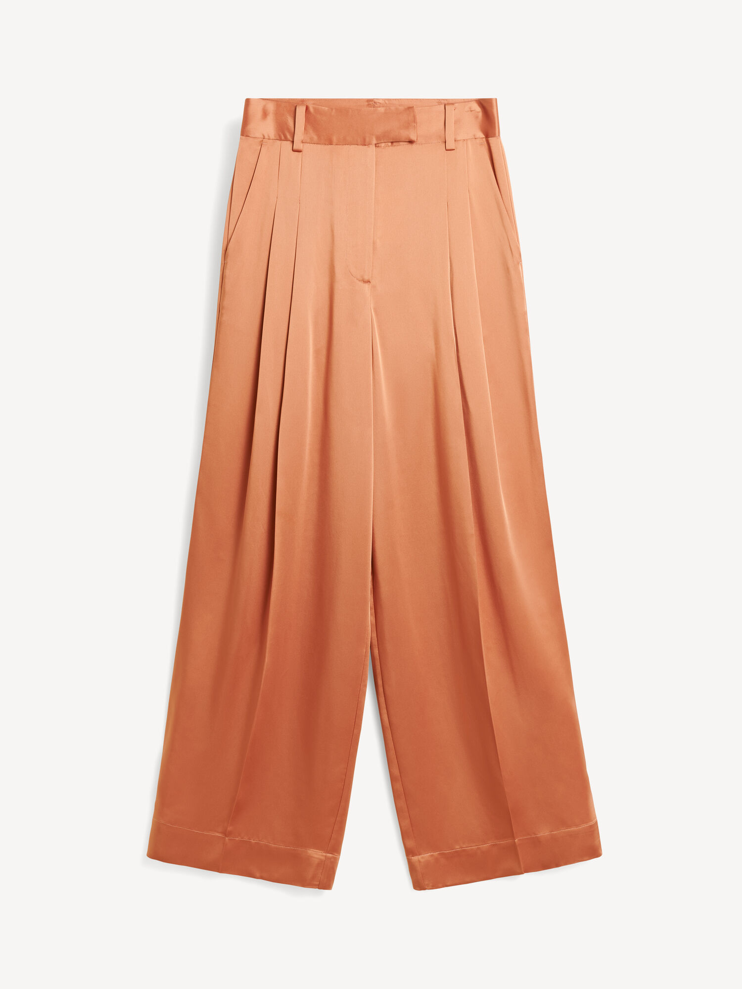 By Malene Birger Cymbaria High-waisted Långbyxor Mörk | SE_BB37124