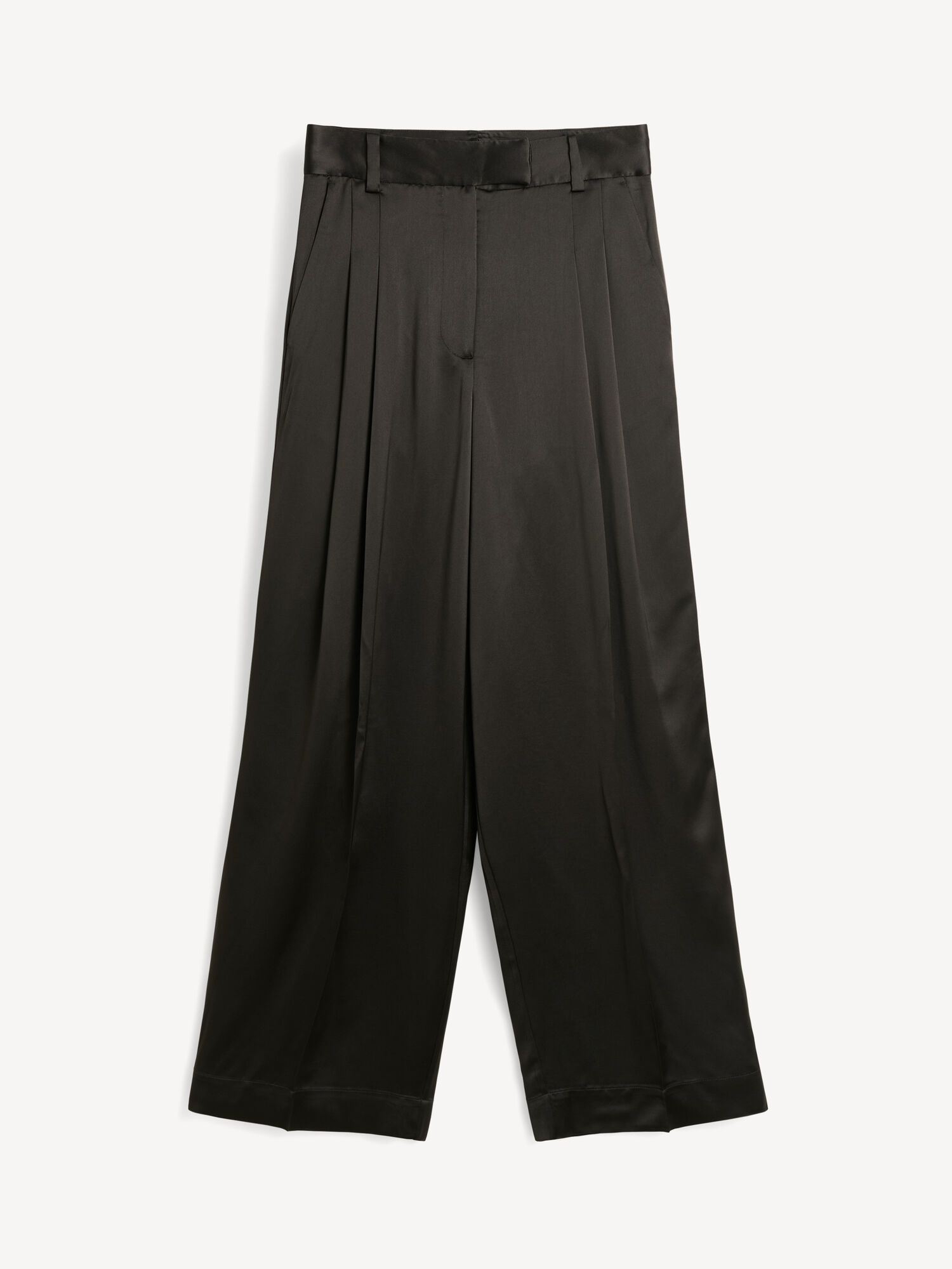 By Malene Birger Cymbaria High-waisted Långbyxor Svarta | SE_BB51253