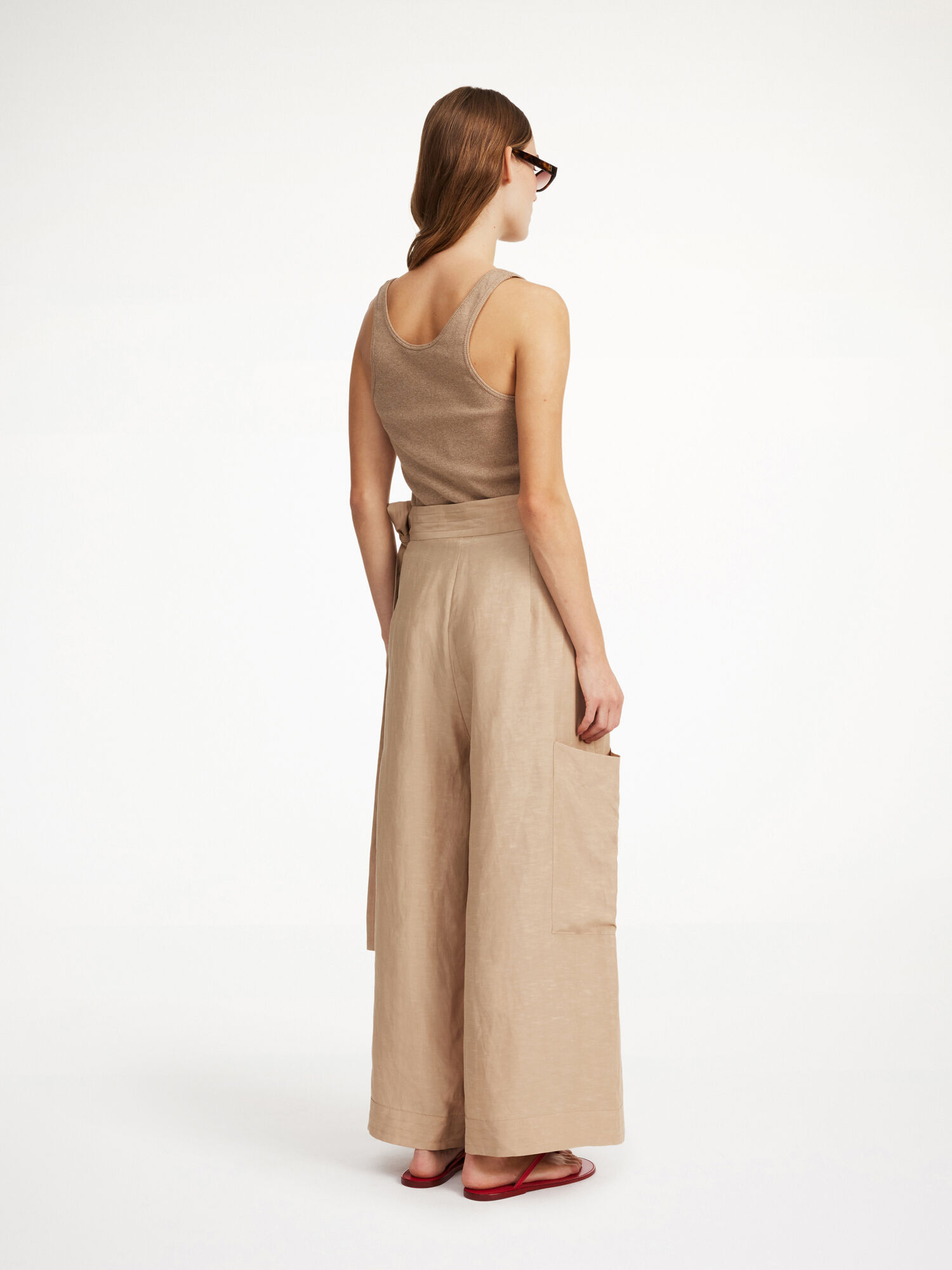 By Malene Birger Darlane Wide-leg Långbyxor Nomad | SE_BB63848