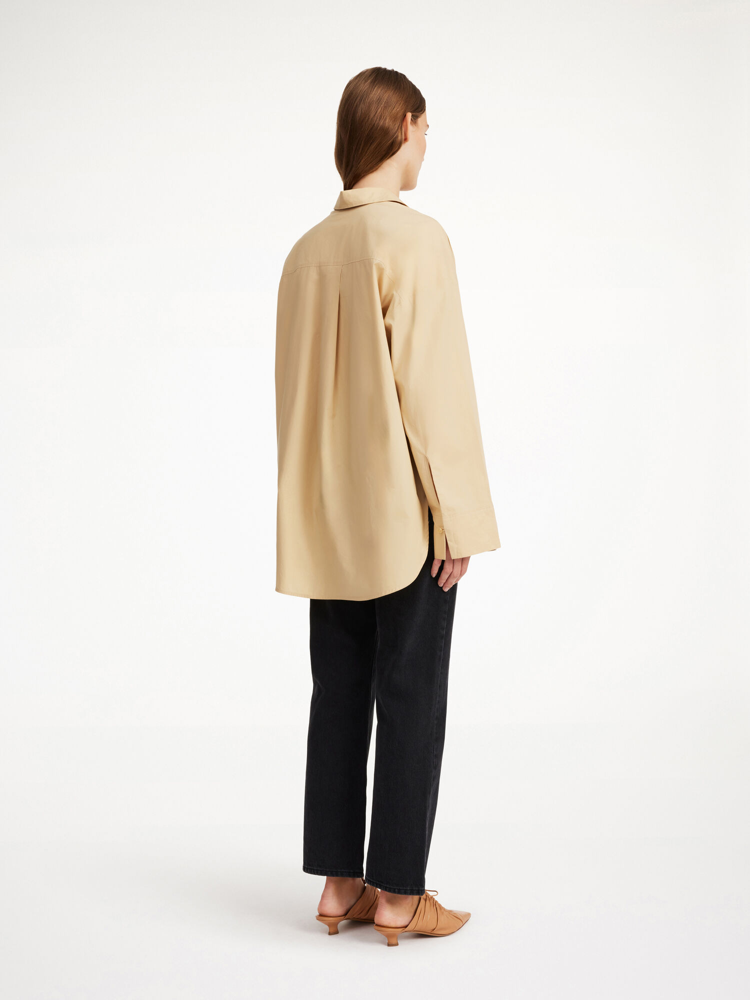 By Malene Birger Derris Organic Cotton Skjorta Mörk | SE_BB52398