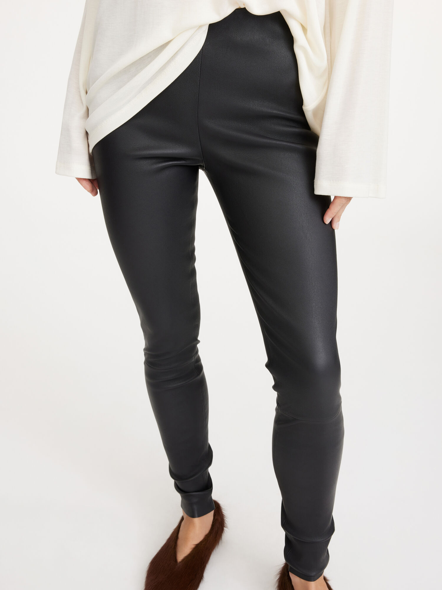 By Malene Birger Elenasoo Leggings Långbyxor Svarta | SE_BB68262